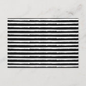 Carte D'accompagnement Détails du Mariage de code QR noir blanc (Dos)