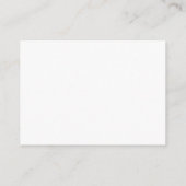 Carte D'accompagnement Détails du Mariage de code QR simple de script con (Dos)