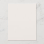 Carte D'accompagnement Détails du Mariage de Fall Lake Boîtier aquarelle (Dos)