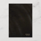 Carte D'accompagnement Détails du Mariage de feuille de joaillerie Gold I (Dos)