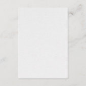 Carte D'accompagnement Détails du Mariage de fleurs Abstrait (Dos)