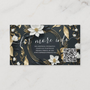 Carte D'accompagnement Détails du Mariage de germes floraux Information C