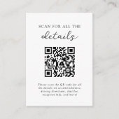 Carte D'accompagnement Détails du Mariage de la boule Disco Noir et Blanc (Devant)