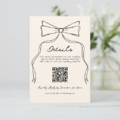 Carte D'accompagnement Détails du Mariage de l'argent ancien tiré à la ma (Debout devant)