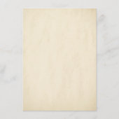 Carte D'accompagnement Détails du Mariage de livre Old Story - Informatio (Dos)