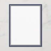 Carte D'accompagnement Détails du Mariage de script de calligraphie éléga (Dos)