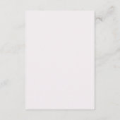 Carte D'accompagnement Détails du Mariage de script rose foncé minimalist (Dos)
