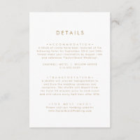 Détails du Mariage de typographie or chic