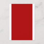 Carte D'accompagnement Détails du Mariage du drapeau canadien (Dos)