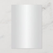 Carte D'accompagnement Détails du Mariage Elegant Red Roses (Dos)