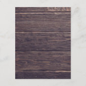 Carte D'accompagnement Détails du Mariage Floral Rustique Argent & Violet (Dos)