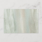 Carte D'accompagnement Détails du Mariage géométrique de l'aquarelle de c (Dos)