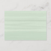 Carte D'accompagnement Détails du Mariage géométrique Eucalyptus moderne (Dos)