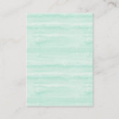 Carte D'accompagnement Détails du Mariage Green Energy Olive (Dos)