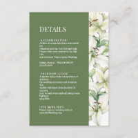 Détails du Mariage LILY Blossom Elegance