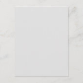 Carte D'accompagnement Détails du Mariage minimaliste élégant (Dos)