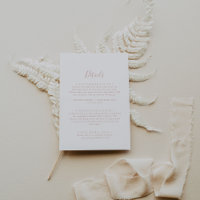 Détails du Mariage minimaliste Gold rose