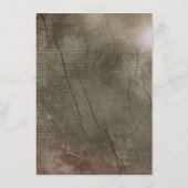 Carte D'accompagnement Détails du Mariage rustique Gold String (Dos)