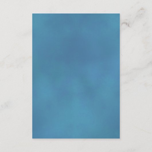 Carte D'accompagnement Détails du mariage Turquoise Blue Rose QR Code Enc (Dos)