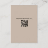 Carte D'accompagnement Détails du script Latte Mocha Black Love (Dos)