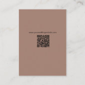 Carte D'accompagnement Détails du Script Rich Mocha Black Love (Dos)