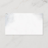 Carte D'accompagnement Détails Élégants (Ou Autres) Mariage céleste (Dos)