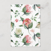 Carte d'accompagnement détails floraux Midnight bl (Dos)