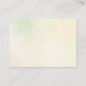 Carte D'accompagnement Détails Mariage fleur sauvage Petit (Dos)