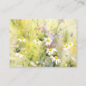 Carte D'accompagnement Détails Mariage fleur sauvage petit (Dos)