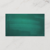 Carte D'accompagnement Détails mariage moderne vert foncé. Émeraude simpl (Dos)