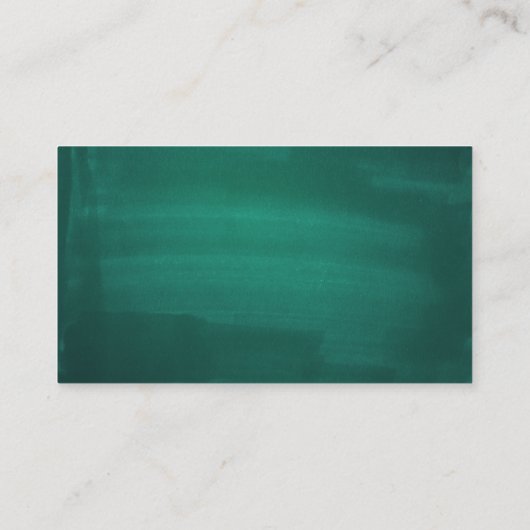 Carte D'accompagnement Détails mariage moderne vert foncé. Émeraude simpl (Dos)