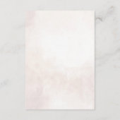 Carte D'accompagnement Détails minimalistes modernes de mariage élégant (Dos)