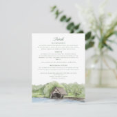 Carte D'accompagnement Détails personnalisés (Debout devant)