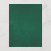 Carte D'accompagnement Détails pour invités de mariage aux pins aquarelle (Dos)