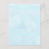 Carte D'accompagnement Détails pour les invités d'un mariage estival sur  (Dos)