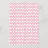 Carte D'accompagnement Détails Simple moderne couleur gras Hexagon Géomét (Dos)