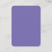 Carte D'accompagnement Détails simples du Mariage violet moderne avec cod (Dos)