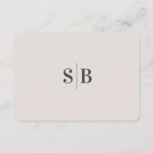 Carte D'accompagnement Détails sur le Mariage d'ivoire blanc simple et él (Dos)