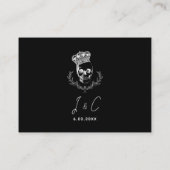 Carte D'accompagnement Détails sur le Mariage du crâne royal (Dos)