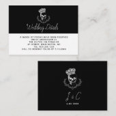 Carte D'accompagnement Détails sur le Mariage du crâne royal (Devant / Derrière)