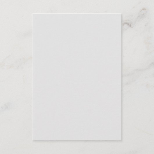 Carte D'accompagnement Détails sur le Mariage noir et blanc Simple Elegan (Dos)