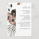 Carte D'accompagnement Détails sur le saumon noir et naturel (Devant)