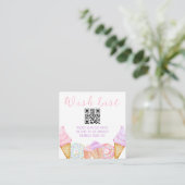 Carte D'accompagnement Deux doux anniversaire (Debout devant)