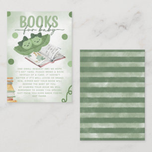 Carte D'accompagnement Deux petits pois dans un livre pour Baby shower