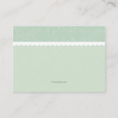 Carte D'accompagnement Deux Pois Dans Un Billet De Raffin De Pood (Dos)