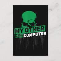 Développeur Sysadmin Engineer Hacker Code d'admini