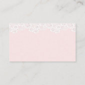 Carte D'accompagnement devinez combien d'arcs Fille Baby Shower Moderne (Dos)