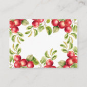 Carte D'accompagnement Devinez combien de baisers Fête des mariées Apple  (Dos)