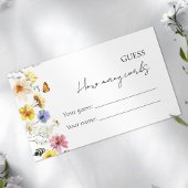 Carte D'accompagnement Devinez combien de bouchons | Réception de mariage