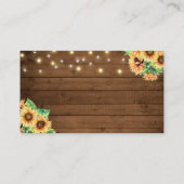 Carte D'accompagnement Devinez combien de Chaussettes pour bébé Autumn Do (Dos)